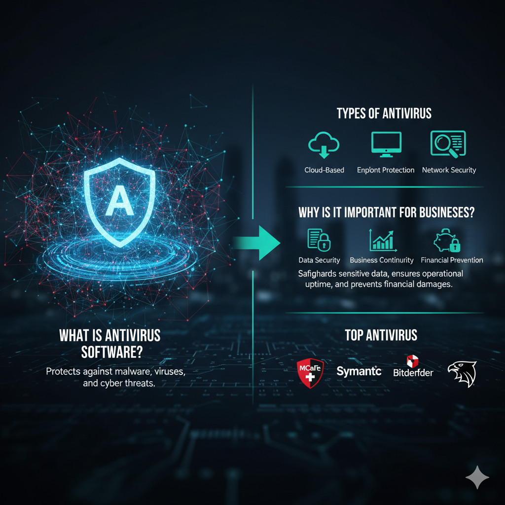 What Is Antivirus Software? Why Is It Important For Businesses, Types and Top Antivirus?